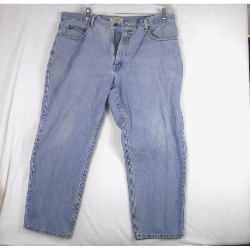 LL Bean Classic Fit Jeans‎ Mens 40x29 Straight Relaxed Outdoor Cotton Denim Blue